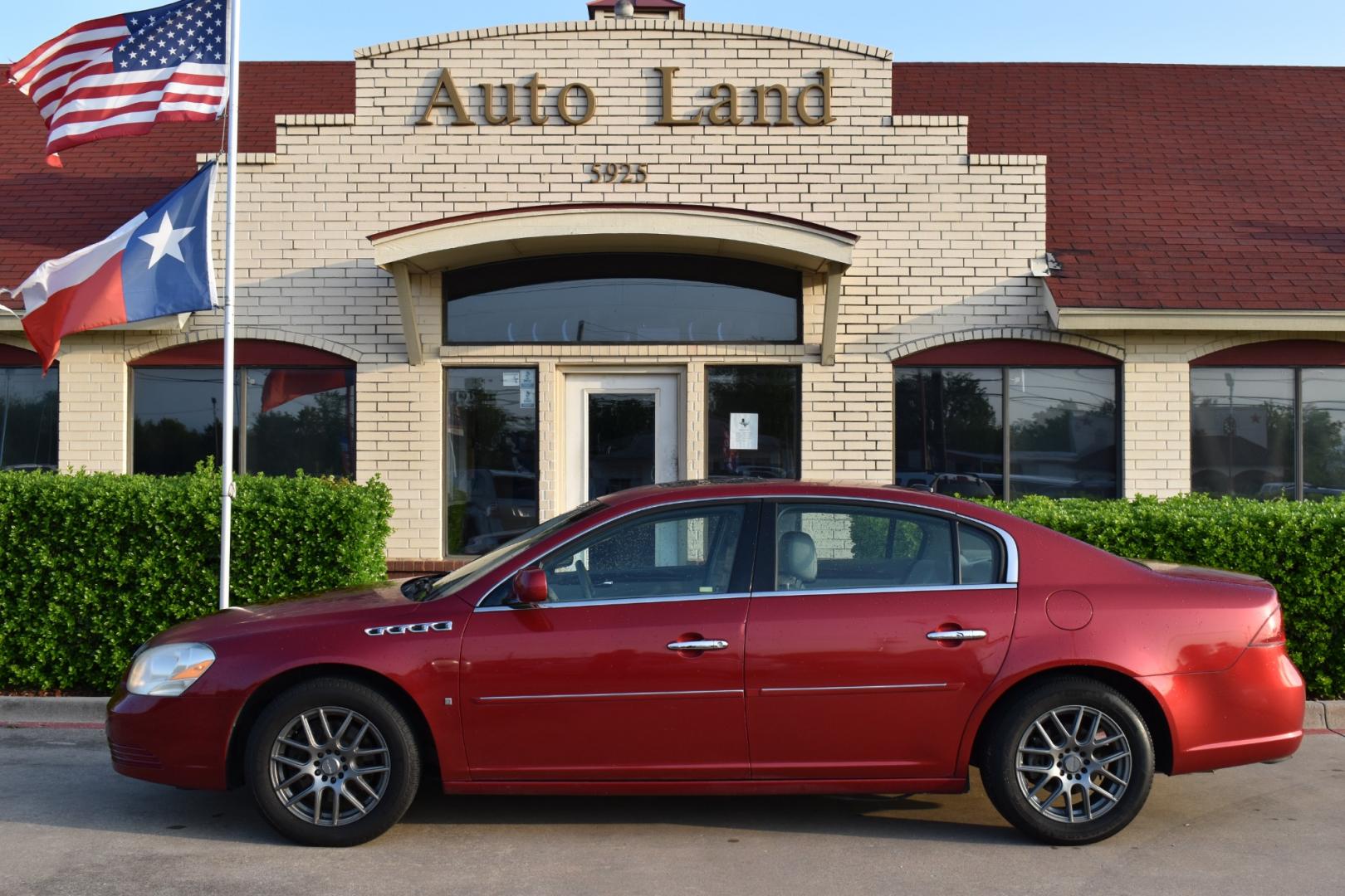 2007 Red /Tan Buick Lucerne CXL V8 (1G4HR57Y07U) with an 4.6L V8 DOHC 32V engine, 4-Speed Automatic Overdrive transmission, located at 5925 E. BELKNAP ST., HALTOM CITY, TX, 76117, (817) 834-4222, 32.803799, -97.259003 - Buying a 2007 Buick Lucerne can offer several benefits, depending on your needs and preferences. Here are some potential advantages: Comfortable Ride: Buick is known for prioritizing comfort, and the Lucerne is no exception. It typically offers a smooth and comfortable ride, making it ideal for lon - Photo#0